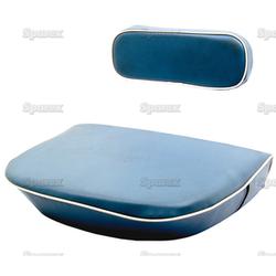 UF83000   Seat Cushion and Backrest---Blue with White Trim
